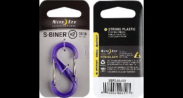 Nite Ize S-Biner Karabijnhaak Kunststof Paars #2