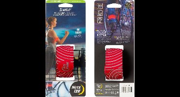 Nite Ize - SlapLit - Reflecterende armband - rood