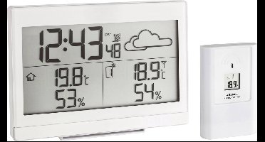Draadloos weerstation TFA Dostmann CASA 35.1135.02 Wit