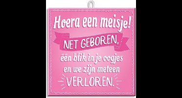 Paperdreams Slogan tegel - hoera een mei