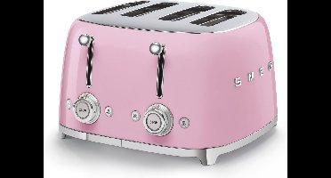 SMEG TSF03PKEU - Broodrooster - Roze - 4x4 - 2000W - 6 niveaus