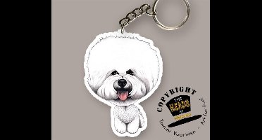 Sleutelhanger Hond Bichon Frise