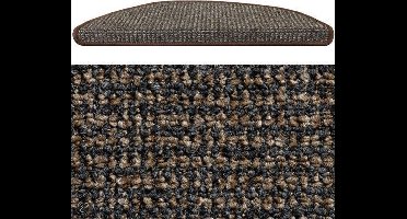 Hamat Trapmat Parijs bruin  17x56 set 15 stuks