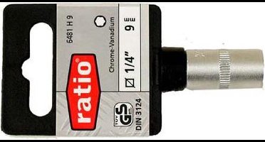 Ratio Dopsleutelbit 1/4 inch 10mm 6 kant