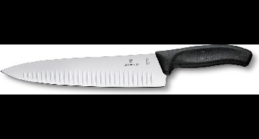 Victorinox Swiss Classic koksmes - 25cm - kuiltjes - fibrox - zwart
