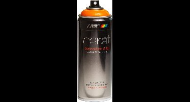 Motip Carat - Decoration & Art - Extra fijne spuitverf - Extra dekkend - Sneldrogend - Hoogglans - Ral 2000 Geeloranje