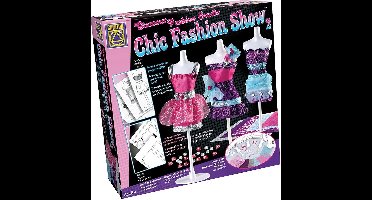 Fashion studio ontwerp en naai je rode loper model