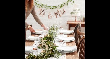 Ginger ray - 5 Plantenslingers - Feestdecoratie - Groen - Plastic -