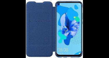 Huawei flip cover - blauw - voor Huawei P20 Lite 2019