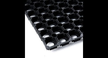 Rubber Ringmat 60 x 80 cm - Deurmat voor binnen en buiten