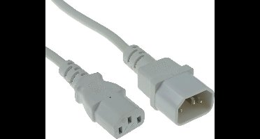 ACT Netsnoer C13 - C14 wit 0,6 m AK5243