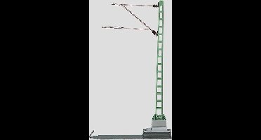 Märklin 74101 H0 Bovenleidingmast H0 Märklin C-rails (met ballastbed), H0 Märklin K-rails (zonder ballastbed) 5 stuk(s)