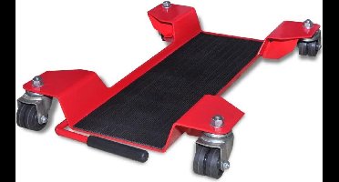 vidaXL Motorstandaard verrijdbaar rood