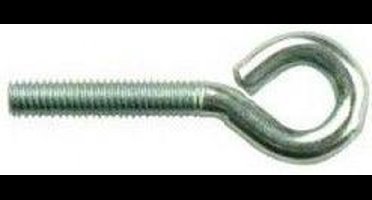 Oogbout. Schroefogen metrisch M5 x 25mm. lang. Zonder moer. Verzinkt. Deltafix.