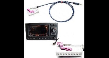 Passend Voor Audi RNS-E RNSE RNS E Aux Kabel Adapter 3.5mm Jack Mp3 A3 A4 A6 R8 Iphone Youtube Mp3 S3 S4 S6 Rs3