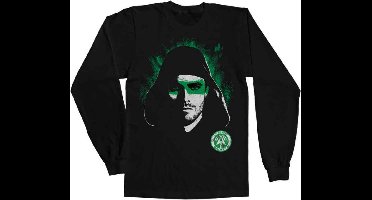 DC Comics Arrow Longsleeve shirt -M- Viridi Sagitta Zwart