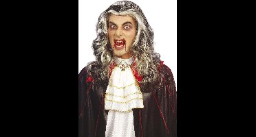 Vampier pruik heren grijs