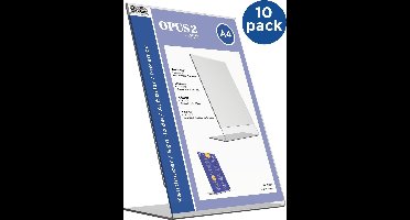 Folderhouder staand A4 - 10 stuks