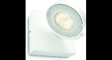 Philips Clockwork opbouwspot - 1-lichts - wit - WarmGlow