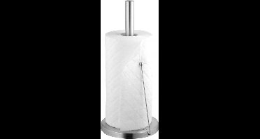 Kinghoff 3920 - RVS Keukenrolhouder met Rem - Roestvrij Staal - Moderne Keukenaccessoire - 15 x 33 cm