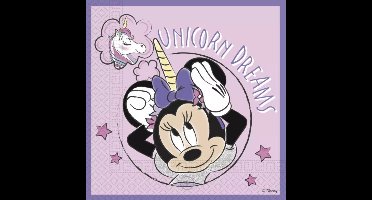 Minnie mouse & Unicorn servetten