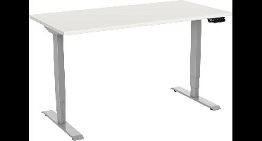 OrangeLabel Zit/sta Desk Pro2 160x80 Grijs onderstel & Blad wit. Inclusief 2 motoren / LED display met Memory