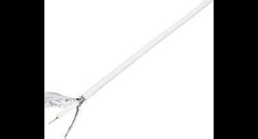 TRU COMPONENTS 1567364 Coaxkabel Buitendiameter: 6.60 mm RG6 /U 75 Ω 120 dB Wit 100 m