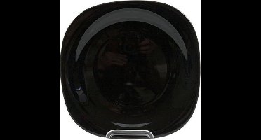 Luminarc Carine Plat Bord 27cm Zwart - Gehard Glas