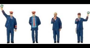 Faller - Railway staff & conductor whistle Figurine set with mini sound effect - FA180237 - modelbouwsets, hobbybouwspeelgoed voor kinderen, modelverf en accessoires