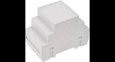 TRU COMPONENTS TC-7910772 DIN-rail-behuizing 53 x 90 x 65 ABS-V0 Grijs 1 stuk(s)