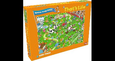 Voetbal Oranjeleeuwen Puzzel - Oranje WK Puzzel - Legpuzzel - 1000 stukjes