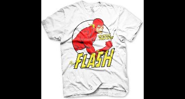 DC Comics The Flash Heren Tshirt -L- Fastest Man Alive Wit
