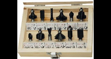 Brüder Mannesmann 545-012 12-delige Frezenset - 8mm