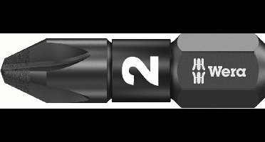Wera 855/1 Impaktor DC Pozidriv Bit PZ2 x 25mm VE=10 - 05057621001