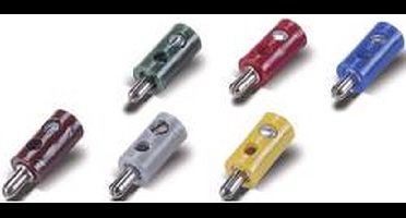 Modelspoor stekker 2.6 mm 100 stuk(s) Met dwarsgat Wit