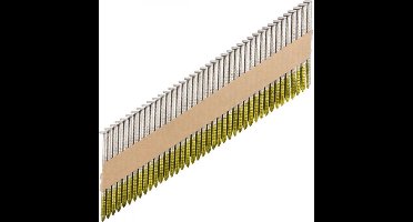 HiKOKI 753611 Spijkers - D-kop - 34° - Geringd - Electro gegalvaniseerd - 2,8 x 50mm (3000st)