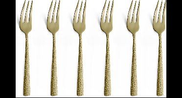 Amefa Felicity Champagne - 6 taartvorkjes - Gebaksvorkjes