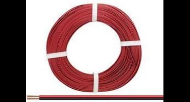 Donau Elektronik 218-5-25 Draad 2 x 0.14 mm² Rood/zwart 25 m