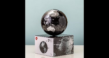 Balvi Magisch Draaiende Globe - Zwart