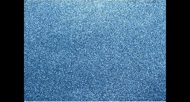 Kangaro glitterkarton - chroom blauw - 50x70cm - pak à 10 vel - K-0060K18