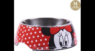 MINNIE MOUSE - Dieren Drink/Voer Bak - Maat M (410ML – 17.5CM)