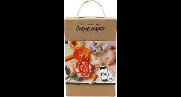 Starter Hobbyset Crêpepapier, diverse kleuren, 1 doos