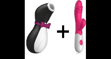 Satisfyer Pro Penguin met Easylove Tarzan Vibrator Combinatie Voordeel Set