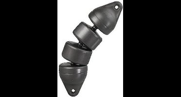 Plastimo - Flexibele stootwil - Ø12 x 48 cm - zwart