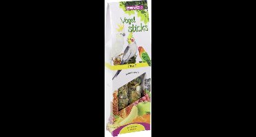 Esve Kromsnavels - Vogelsnack - 2 Vogelsticks - Agapornis - Grote Parkiet - Fruit - 1St