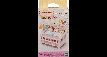 Sylvanian Families bed voor drieling met mobiel 5534-poppenhuisinrichting