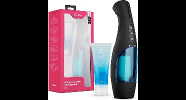 Easy Choice - Thrusting Masturbator - Sex Toys voor Mannen - Masturbator voor Man - Masturbators - Pocketpussy - Glijmiddel Waterbasis - EasyGlide Glijmiddel - Erotische Giftset - Cadeau Man - EasyToys - Zwart