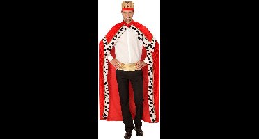 Luxe cape koning volwassenen
