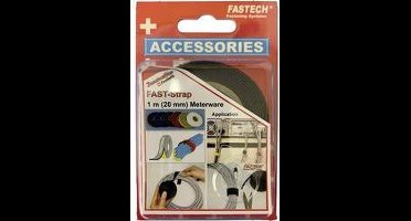 FASTECH® 910-330C Klittenband Om te bundelen Haak- en lusdeel (l x b) 1000 mm x 20 mm Zwart 1 m