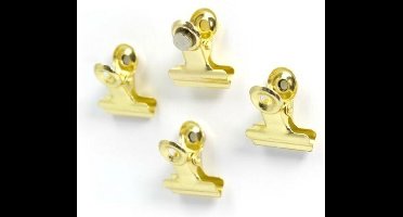 Trendform magneten Clip Graffa Mini messing set van 4